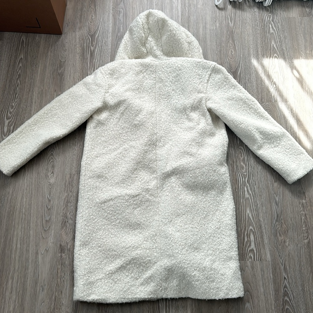 Cream Maxi Coat - Picture 8 of 9